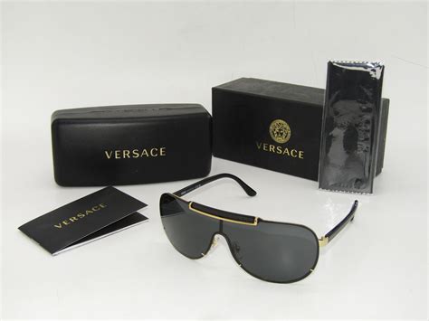 Versace VE2140 100287 Gold Black Sunglasses